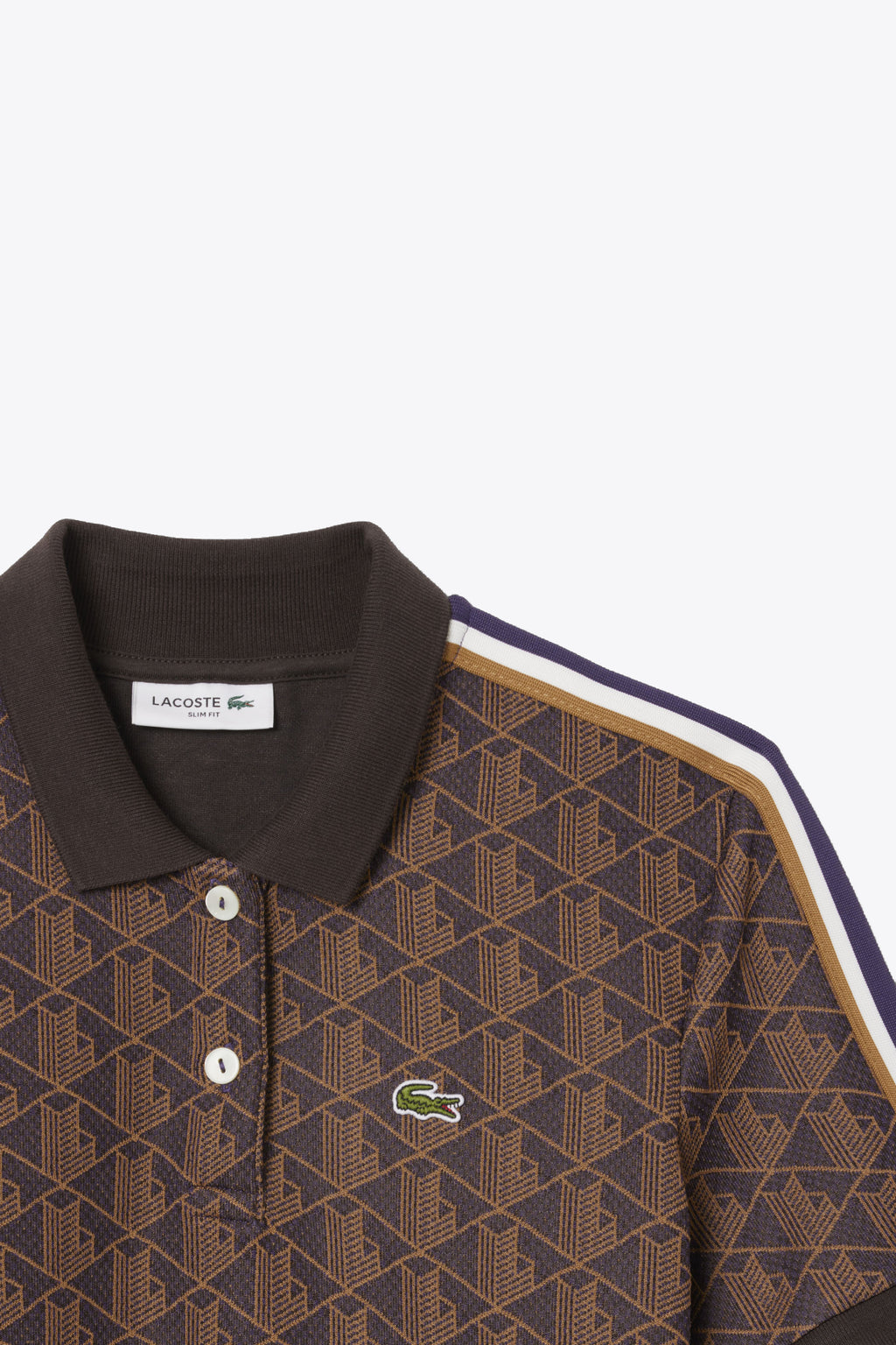 alt-image__Abito-corto-con-motivo-jacquard-monogram-blu-e-bianco-con-maniche-corte