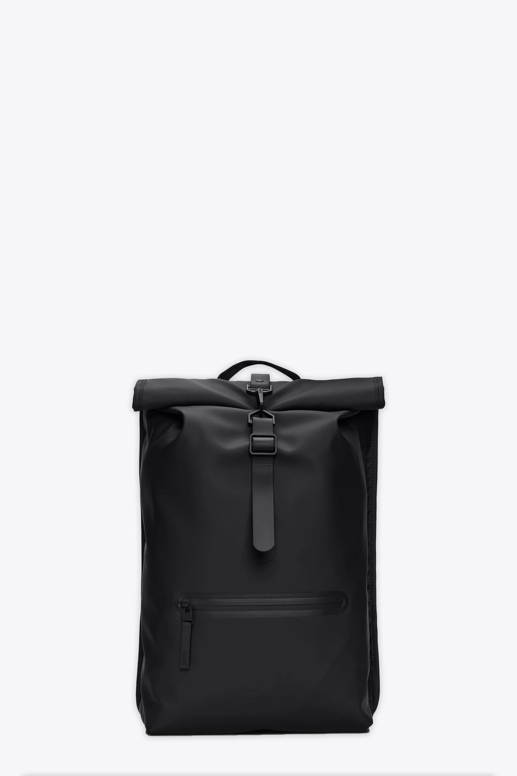alt-image__Zaino-in-PU-nero-impermeabile---Rolltop-Rucksack