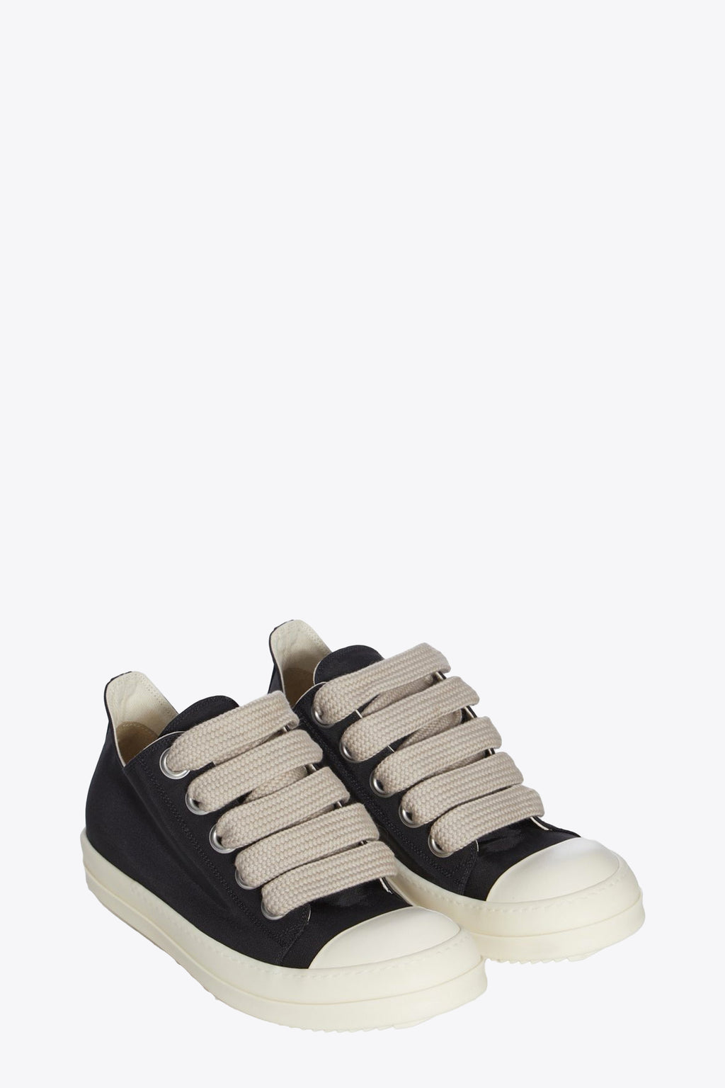 alt-image__SCARPE-IN-DENIM--JUMBOLACE-LOW-SNEAKS-Nero/panna
