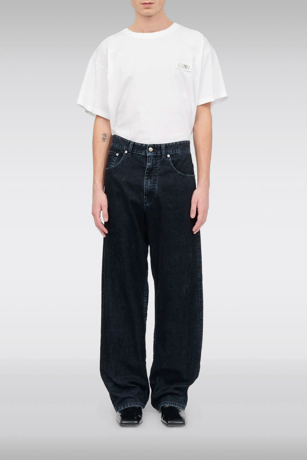 alt-image__Jeans-5-tasche-loose-fit-in-denim-coated-blu-inchiostro