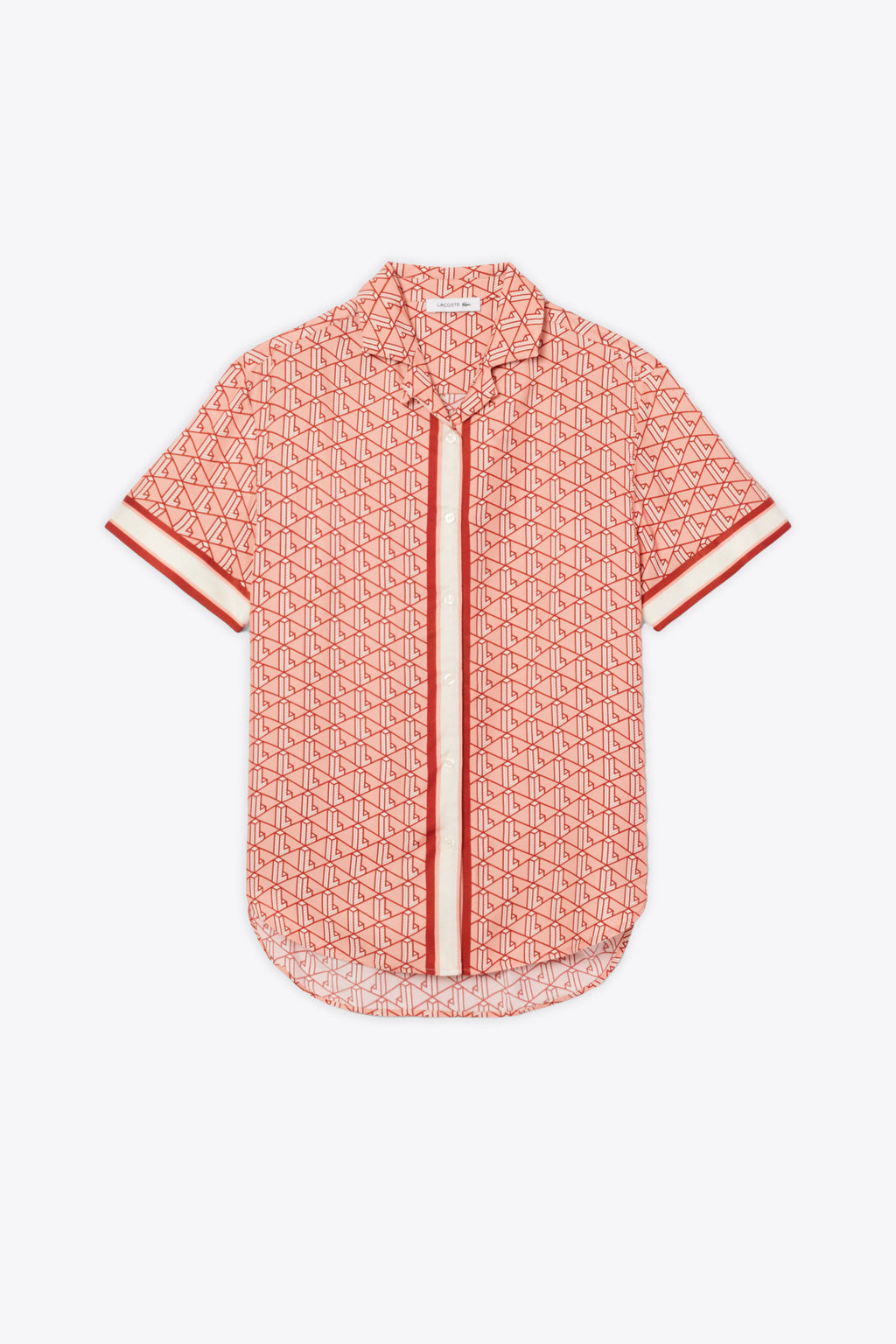 alt-image__Camicia-in-satin-rosa-salmone-con-stampa-monogram