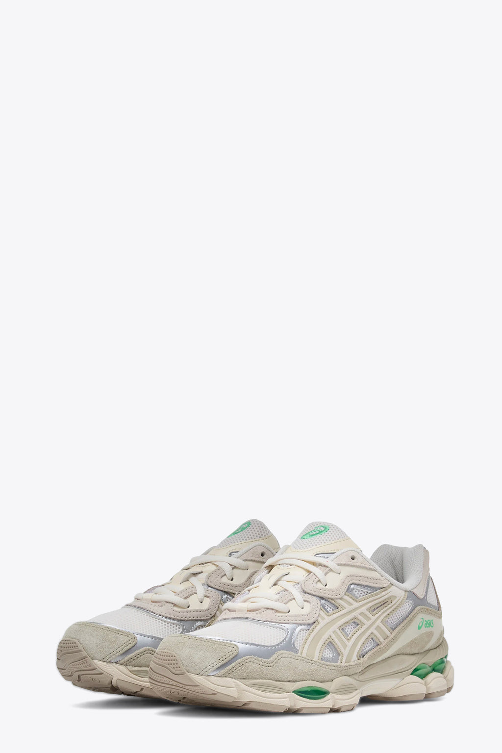 alt-image__Off-white-mesh-and-suede-low-sneaker-with-light-green-details---Asics-Gel-Nyc