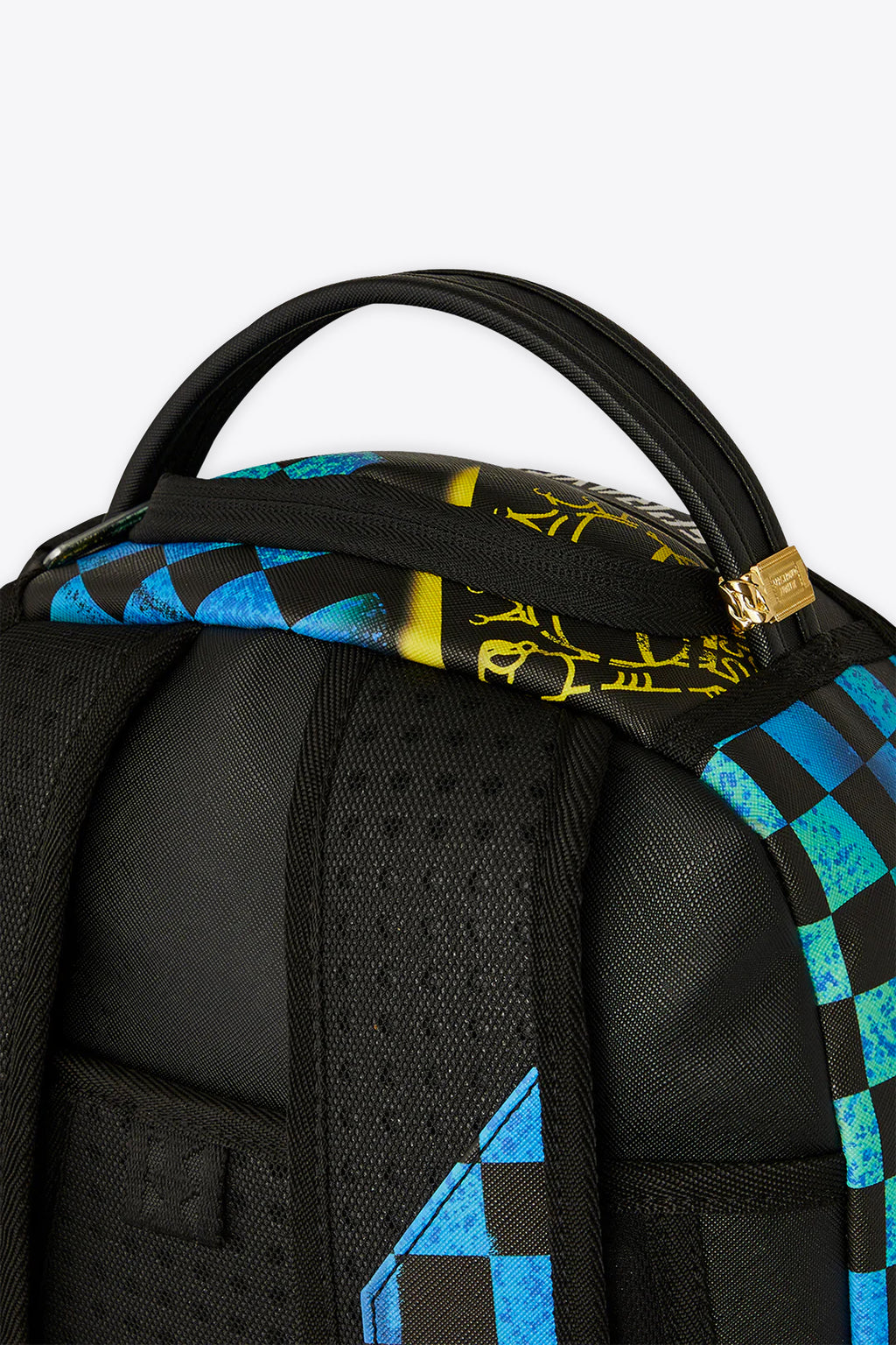 alt-image__Zaino-in-pvc-nero-con-stencil-multicolor-stampati---Shark-Central-Stencils-Black-Dlxsv-Backpack