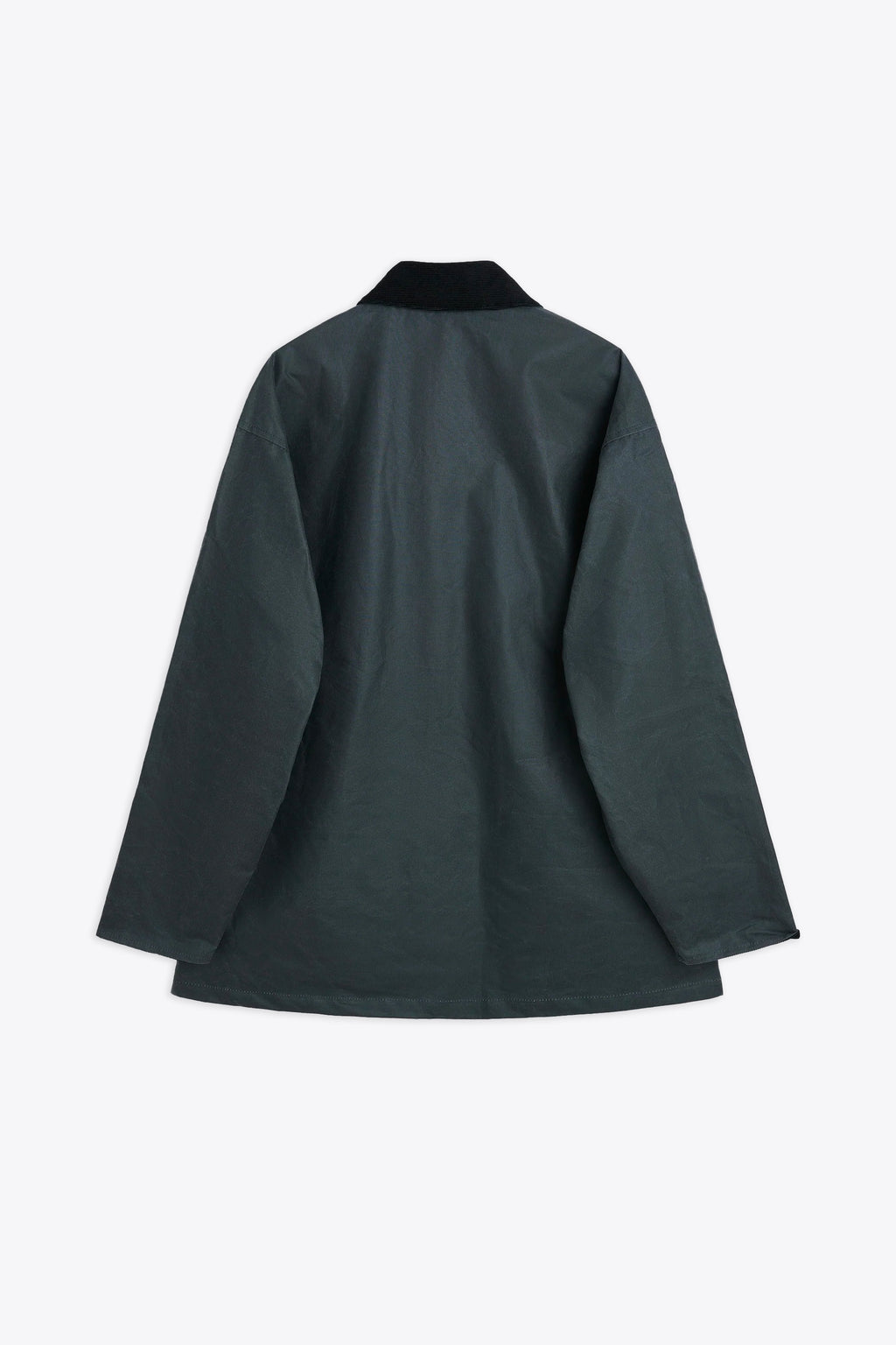 alt-image__Dark-grey-waxed-cotton-jacket-with-corduroy-collar---Waxed-Leisure-Jacket