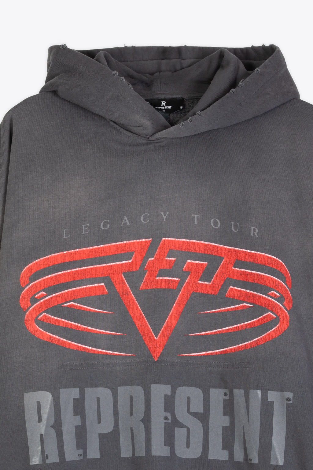 alt-image__Felpa-reversibile-in-cotone-grigio-lavato-con-stampa-grafica---Reversible-Living-Legcay-Falcon-Hoodie