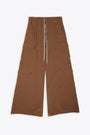 Brown cotton baggy cargo pant - Double Cargo Jumbo Belas  