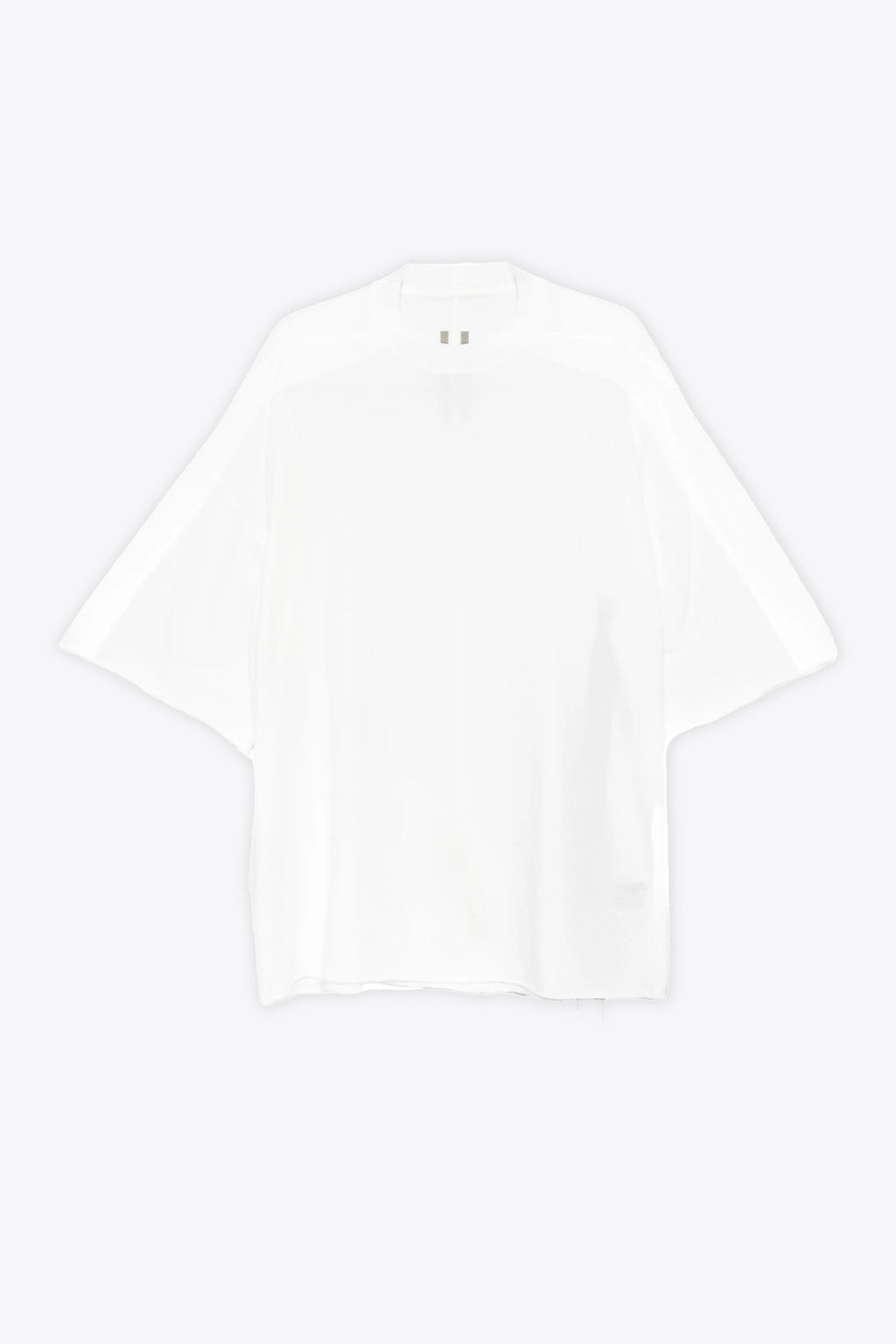 alt-image__T-shirt-bianca-oversize-in-cotone-con-fondo-a-taglio-vivo--Tommy-T