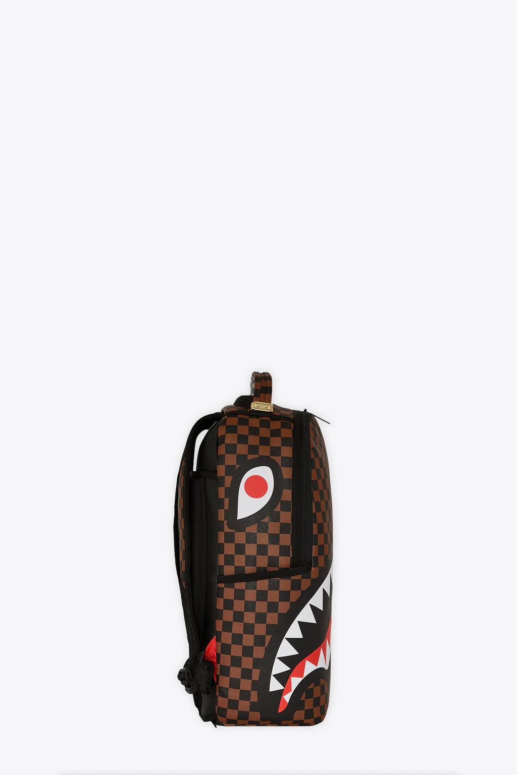 alt-image__Zaino-in-pvc-marrone-e-panna-a-scacchi-con-bocca-shark---Split-Rose-Sharks-in-Paris-Backpack