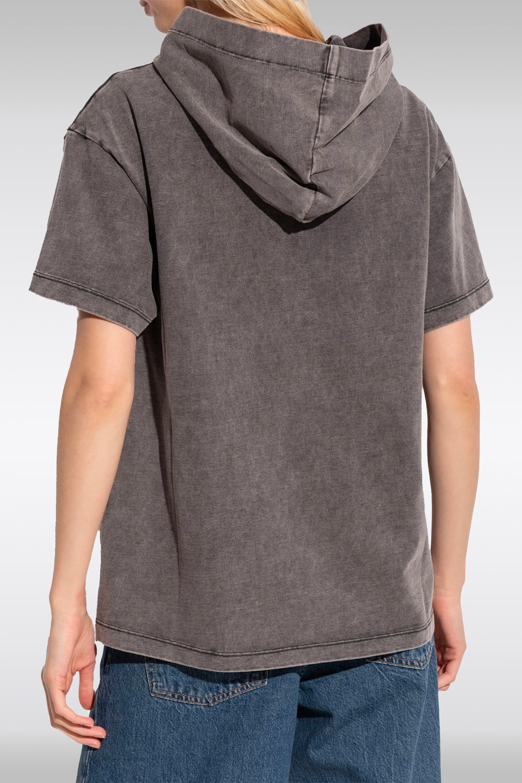 alt-image__T-shirt-grigia-unisex-in-cotone-stonewashed-con-cappuccio-e-dettaglio-cut-out---Hooded-Cutout-T-shirt