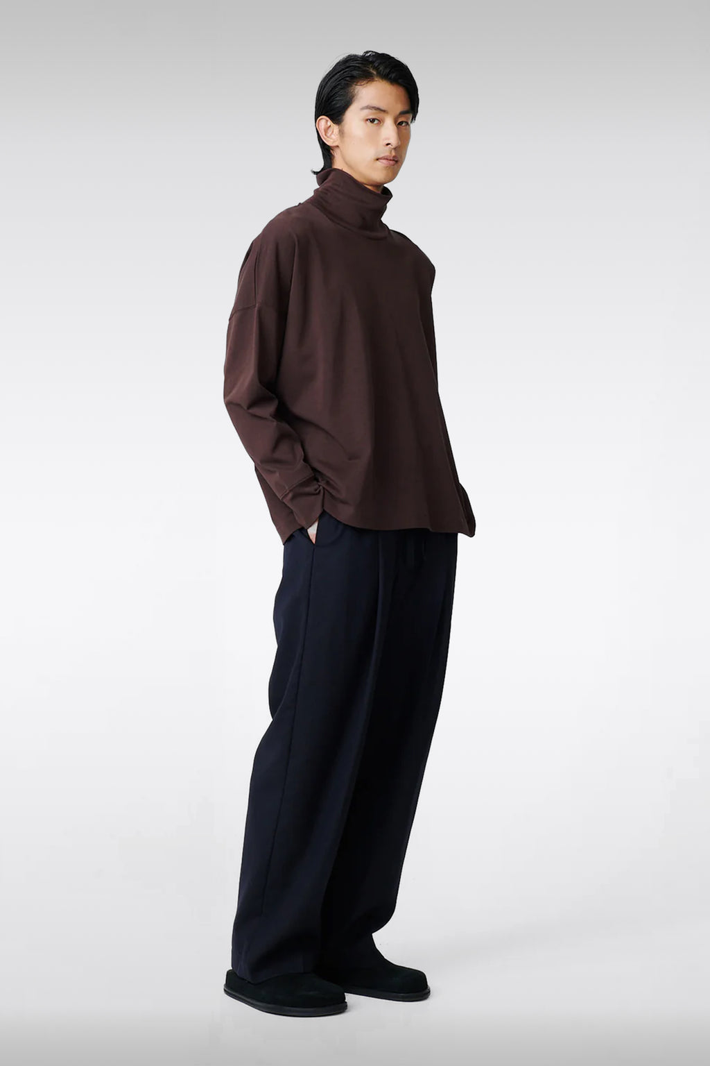 alt-image__Pantalone-ampio-in-fresco-lana-blu-navy-con-elastico-in-vita---Noam