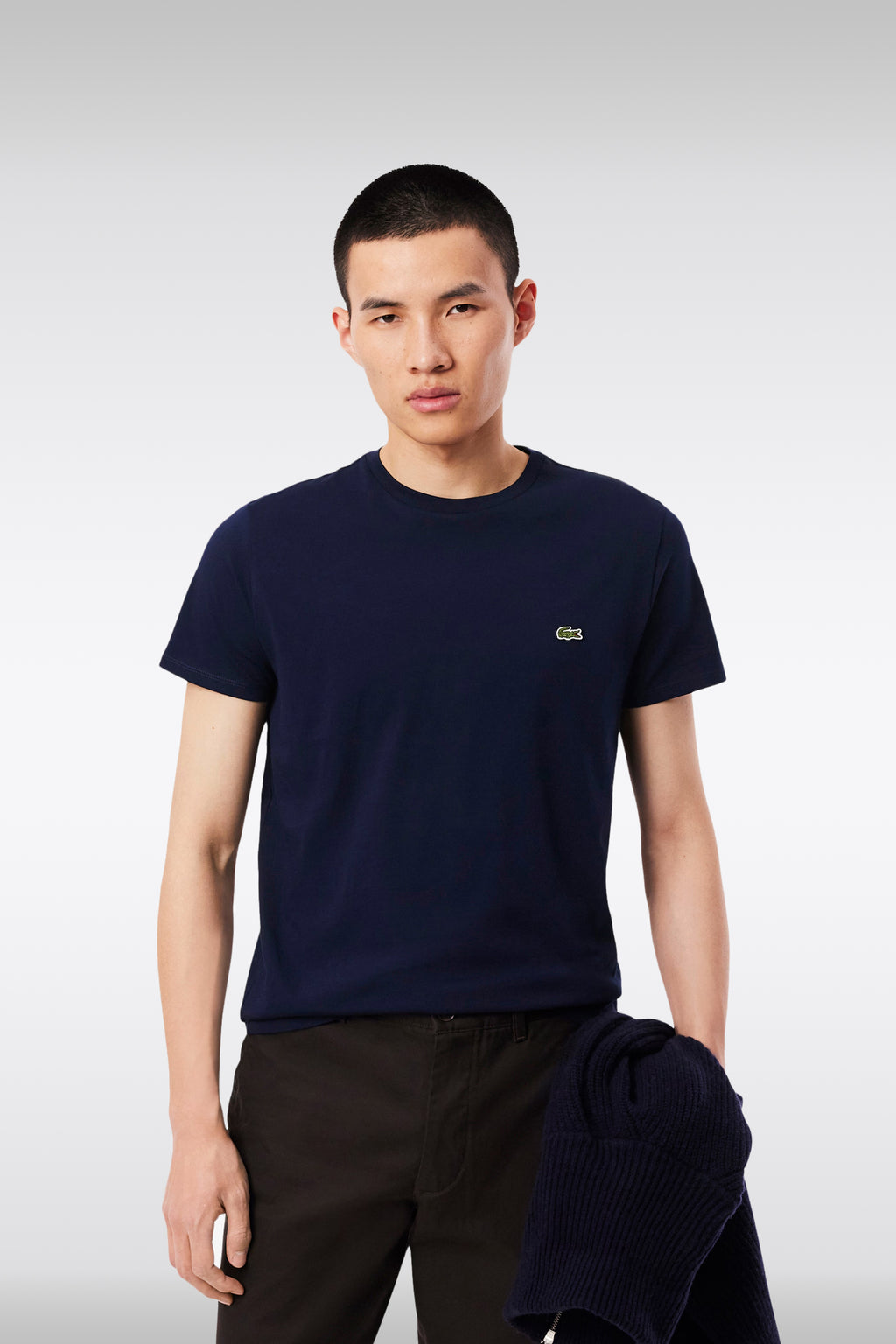 alt-image__T-shirt-in-cotone-Pima-blu-navy-con-logo-al-petto