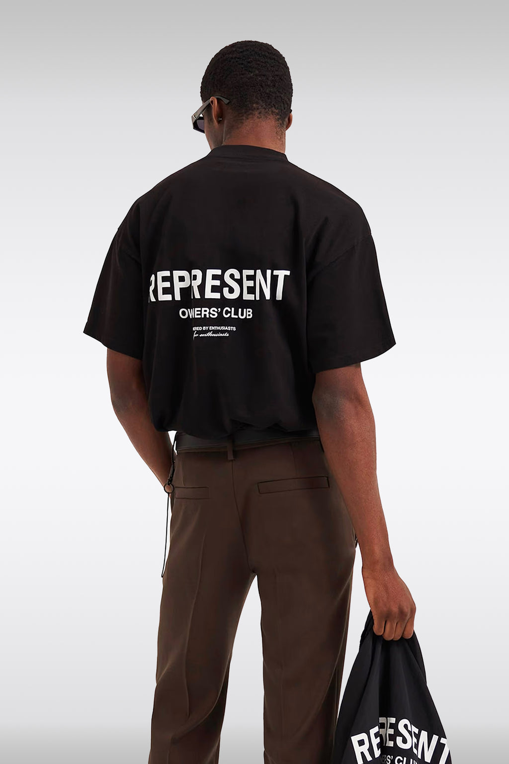 alt-image__Black-cotton-t-shirt-with-chest-and-back-logo-print---Represent-Owners-Club-T-Shirt