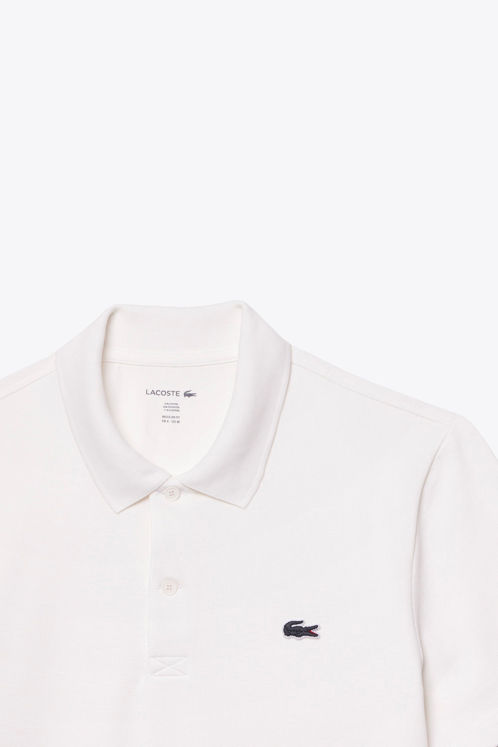 alt-image__Polo-bianca-in-misto-cotone-regular-fit