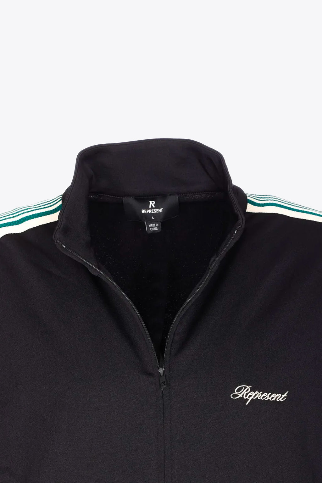 alt-image__Black-acetate-track-jacket-with-side-taping---Taped-Track-Jacket