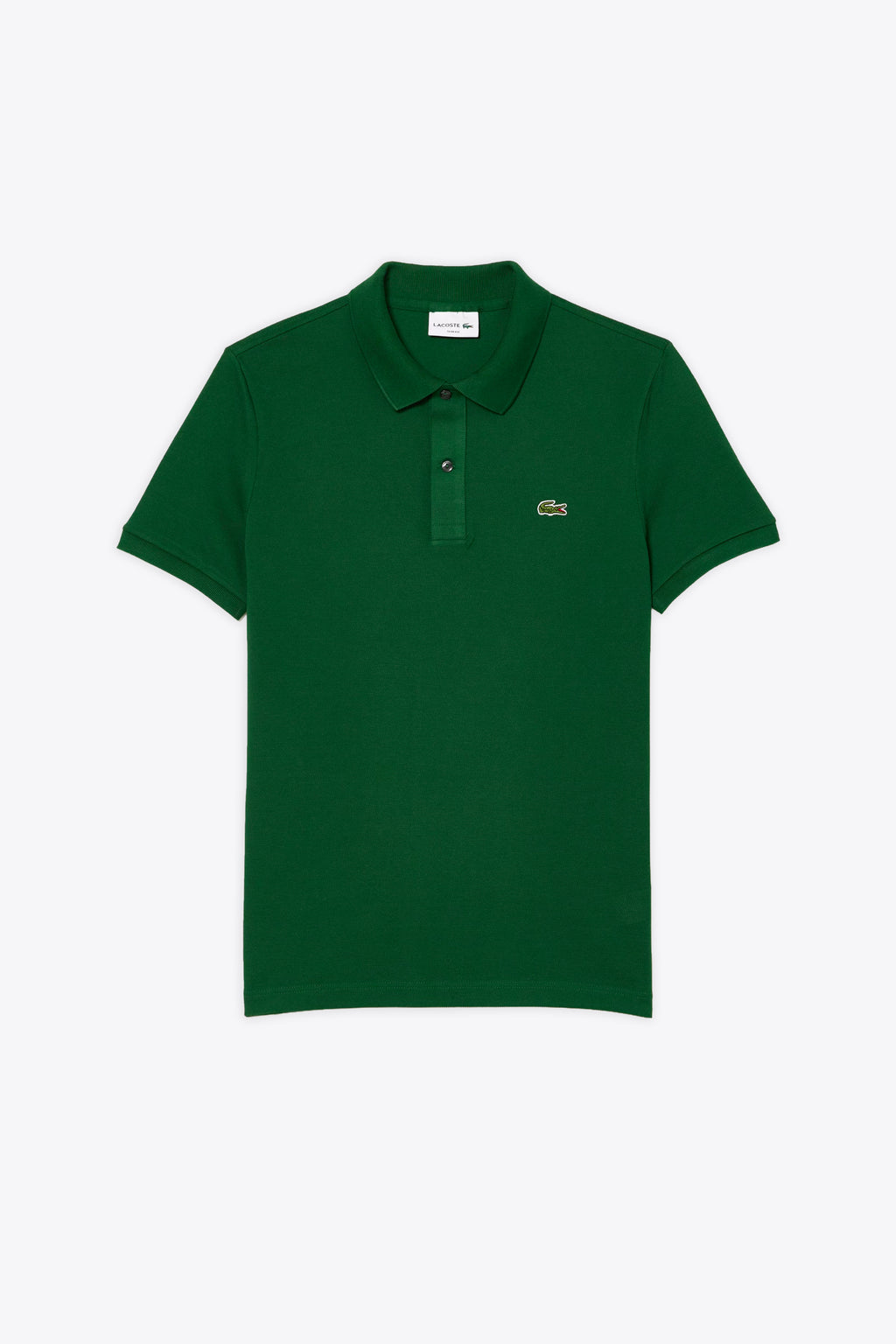 alt-image__Green-piquè-cotton-polo-shirt-with-slim-fit