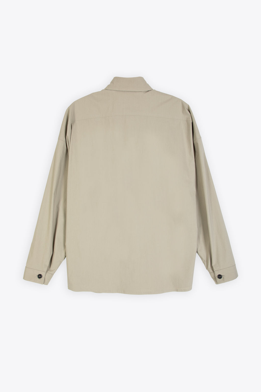 alt-image__Camicia-in-cotone-tecnico-color-kaki-con-maniche-lunghe---Haler