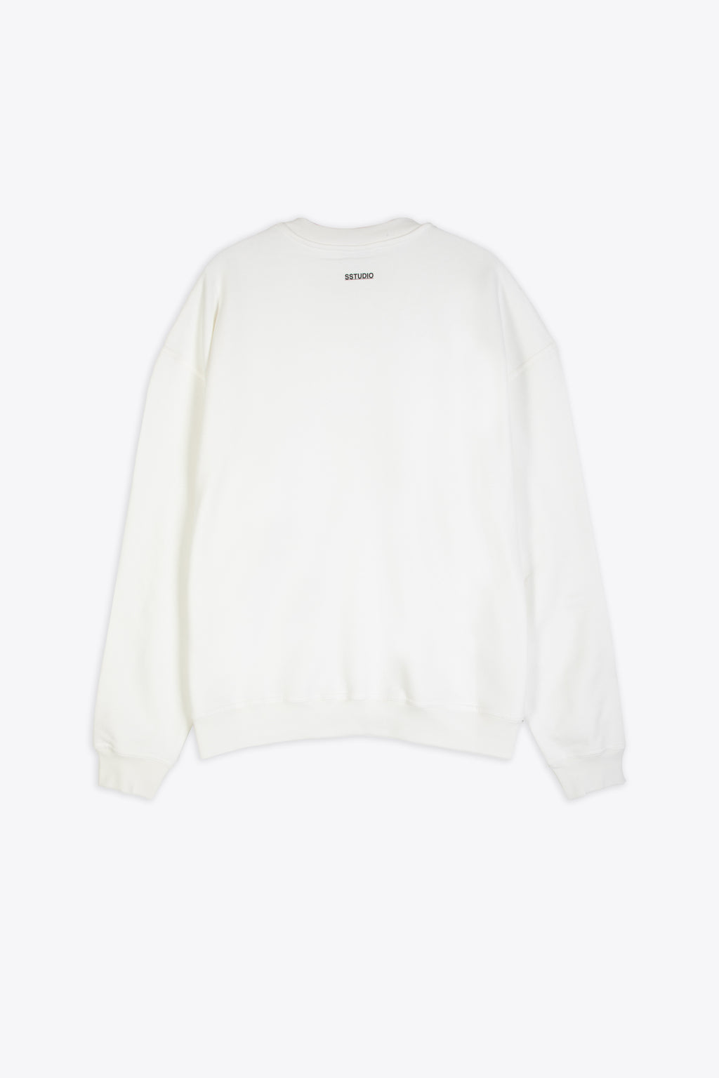 alt-image__Felpa-girocollo-in-cotone-panna-con-slogan-al-petto---Baby-Front-Crewneck