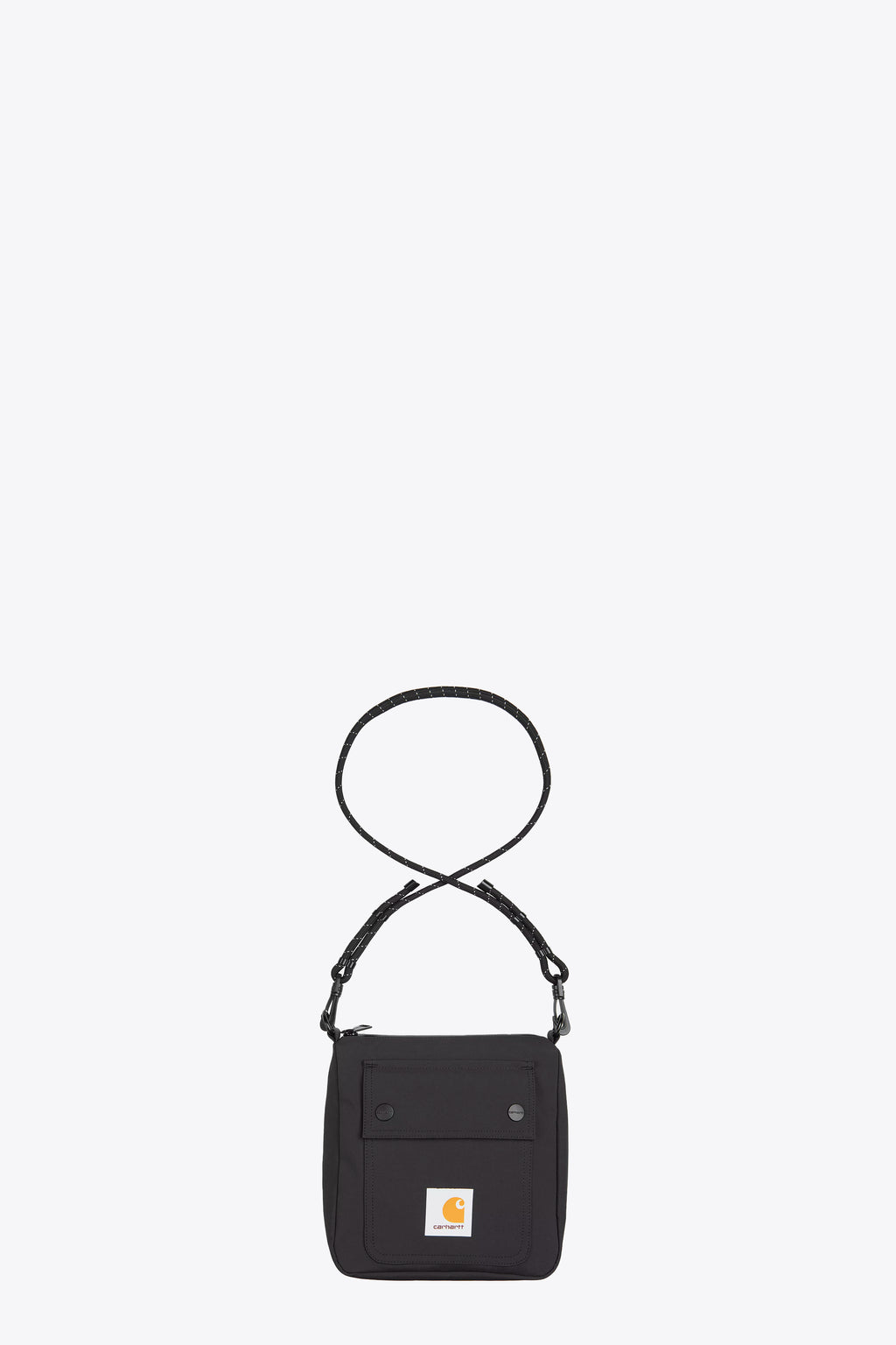 alt-image__Borsa-nera-in-nylon-con-tracolla-in-corda---Bowden-Shoulder-Bag