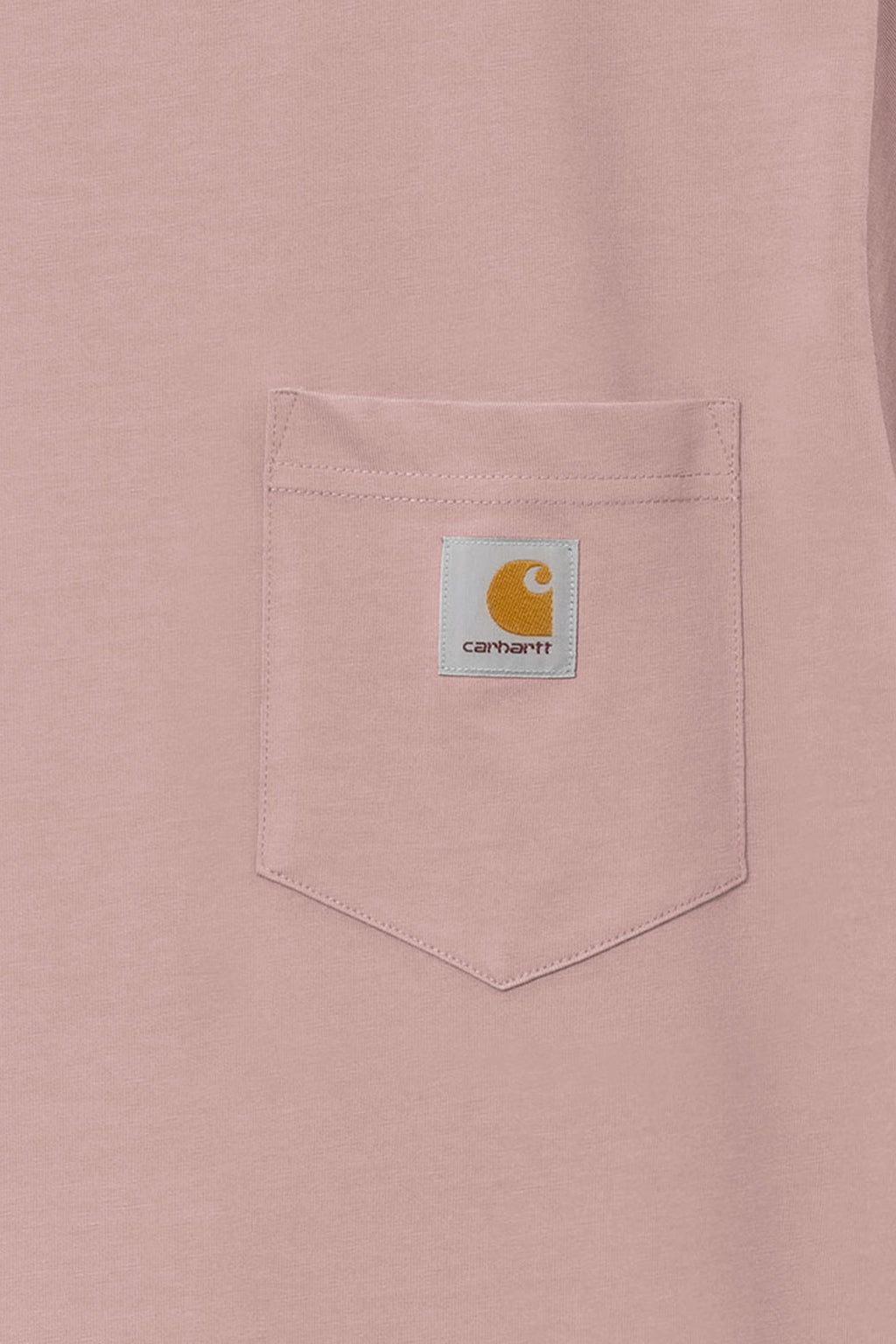 alt-image__T-shirt-in-cotone-rosa-con-tasca-e-logo-al-petto---S/S-Pocket-T-Shirt