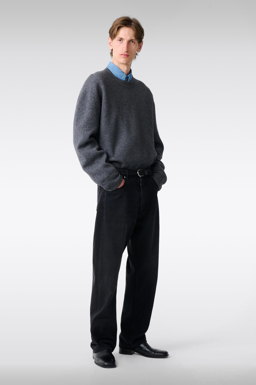 alt-image__Pullover-relaxed-fit-in-misto-cashmere-grigio---Moray