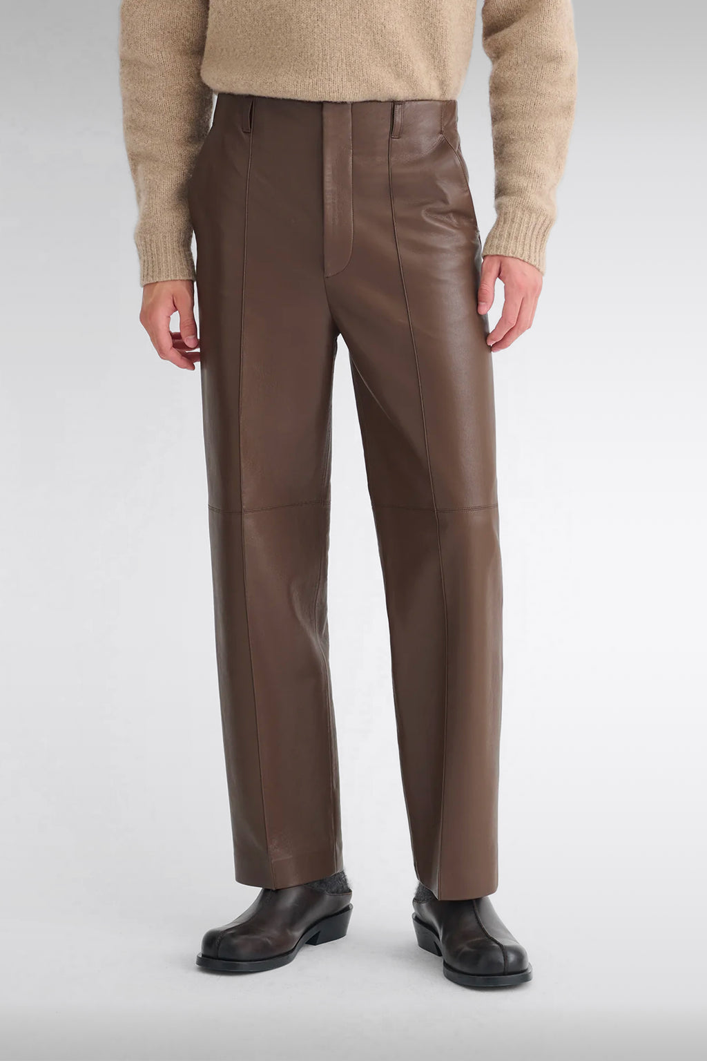 alt-image__Mocha-brown-faux-leather-pant---Stellan