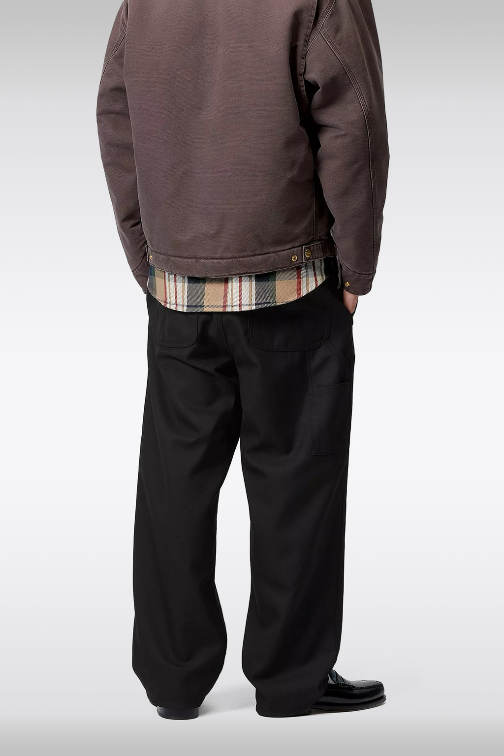 alt-image__Pantalone-workwear-nero-in-misto-lana---Ray-Single-Knee-Pant