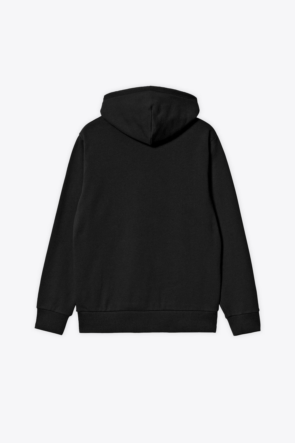 alt-image__Felpa-nera-con-cappuccio-e-logo-ricamato-al-petto---Hooded-Script-Embroidery-Sweatshirt