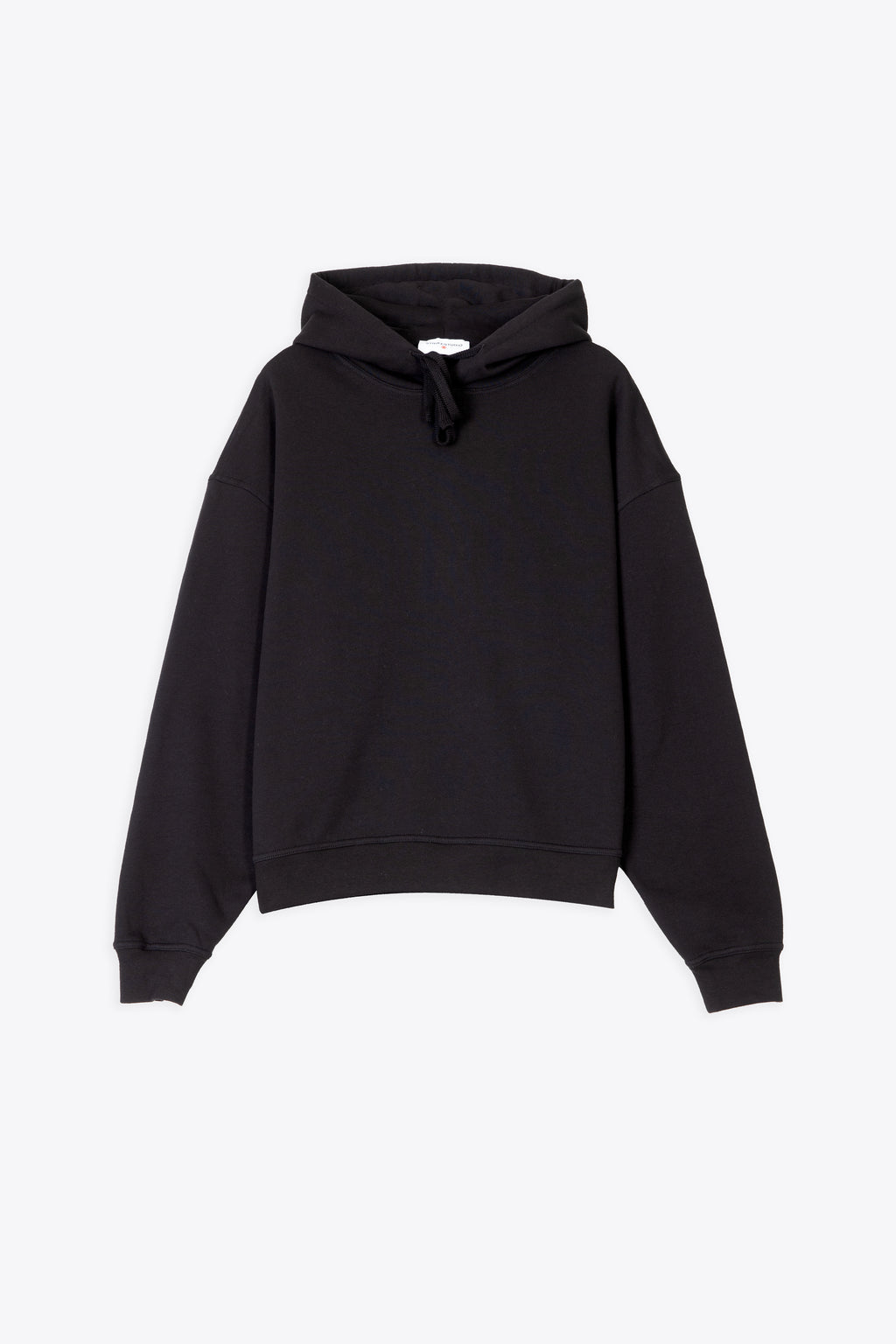 alt-image__Black-cotton-hoodie-with-slogan-print-at-back---Baby-Retro-Hoodie