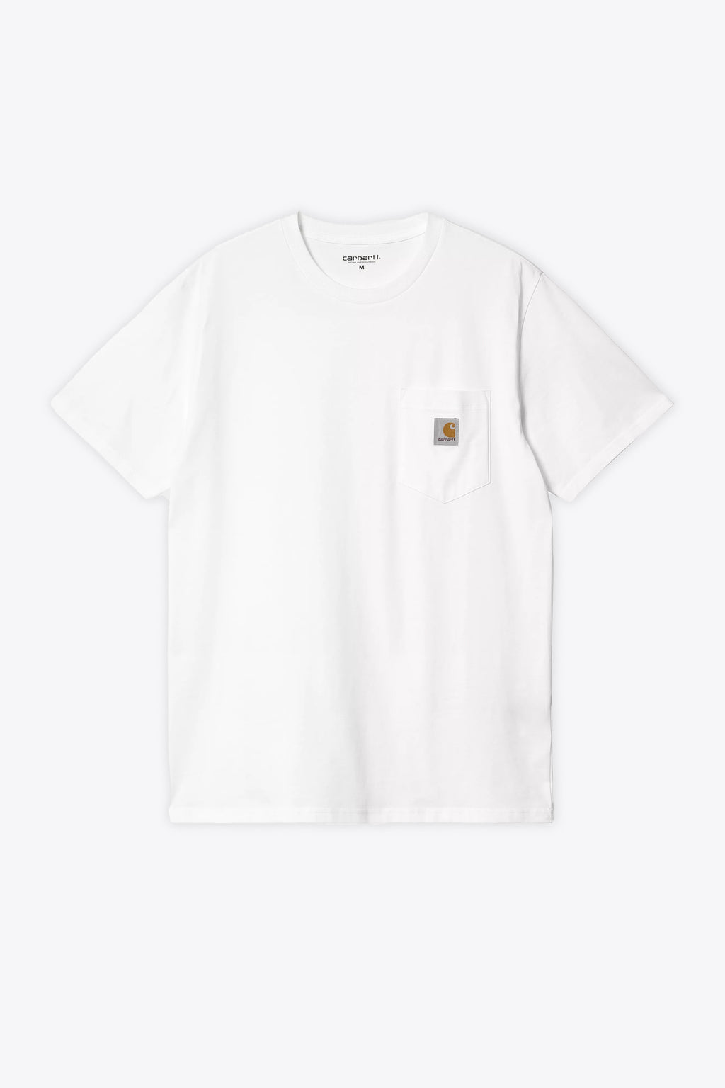 alt-image__T-shirt-bianca-in-cotone-con-tasca-e-logo-al-petto---S/S-Pocket-T-Shirt
