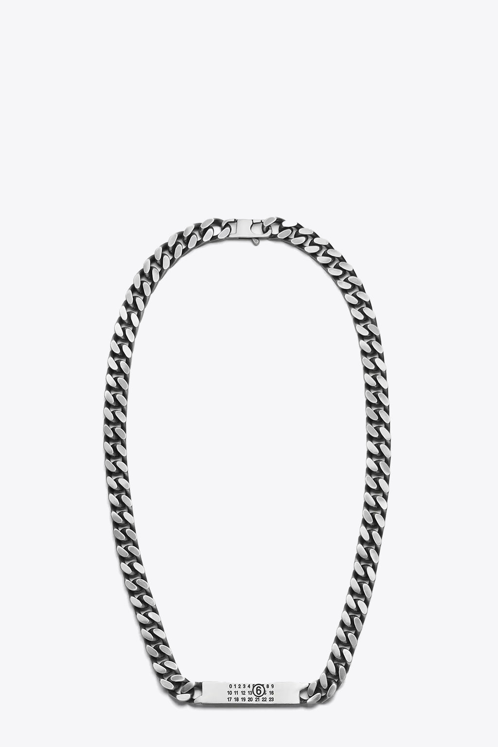 alt-image__Collana-in-metallo-argento-con-placca-e-logo-inciso