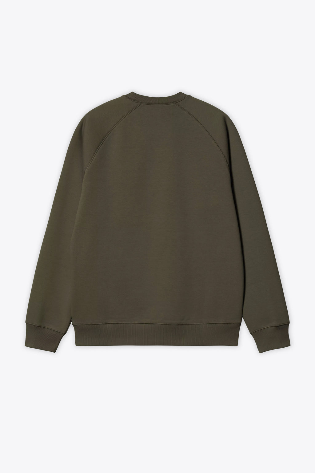 alt-image__Felpa-verde-militare-girocollo-con-logo-al-polso---Chase-Sweatshirt