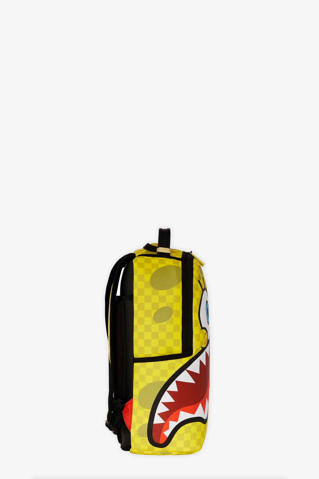alt-image__Zaino-in-pvc-giallo-a-scacchi-con-stampa-Spongebob---Spongebob-Checkerbob-Dlxsv-Backpack