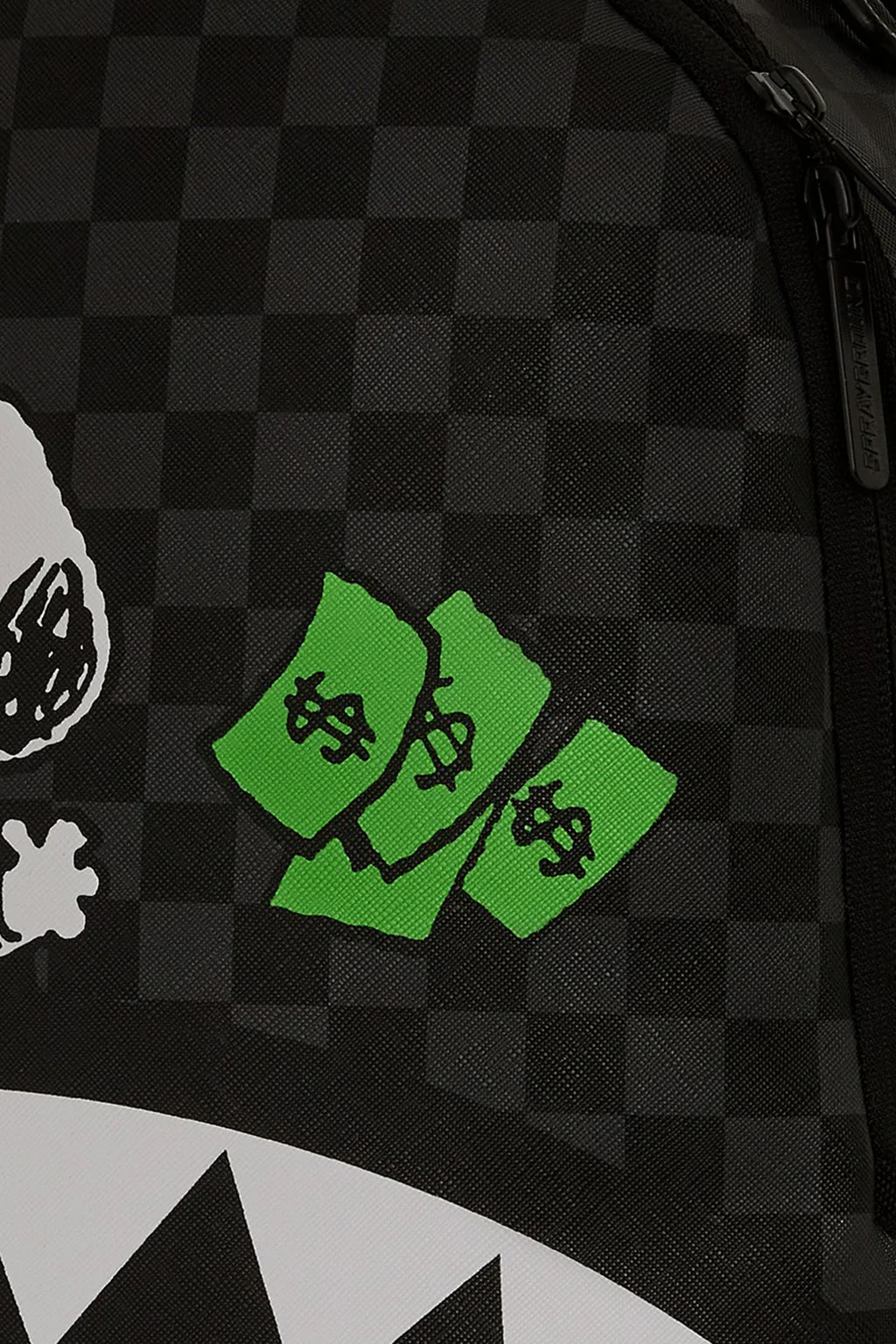 alt-image__Zaino-in-pvc-a-scacchi-nero-e-grigio-con-stampa-Snoopy---Snoopy-Top-Shark-Money-Slxsv-Backpack