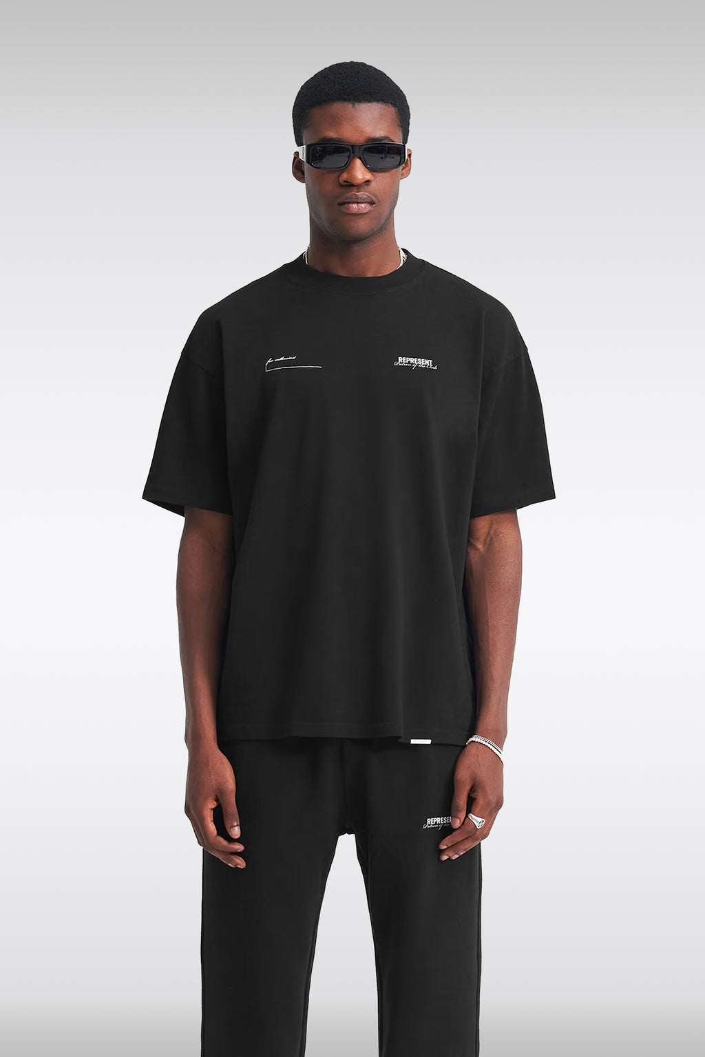 alt-image__Black-cotton-t-shirt-with-chest-and-back-print---Patron-Of--The-Club-T-Shirt
