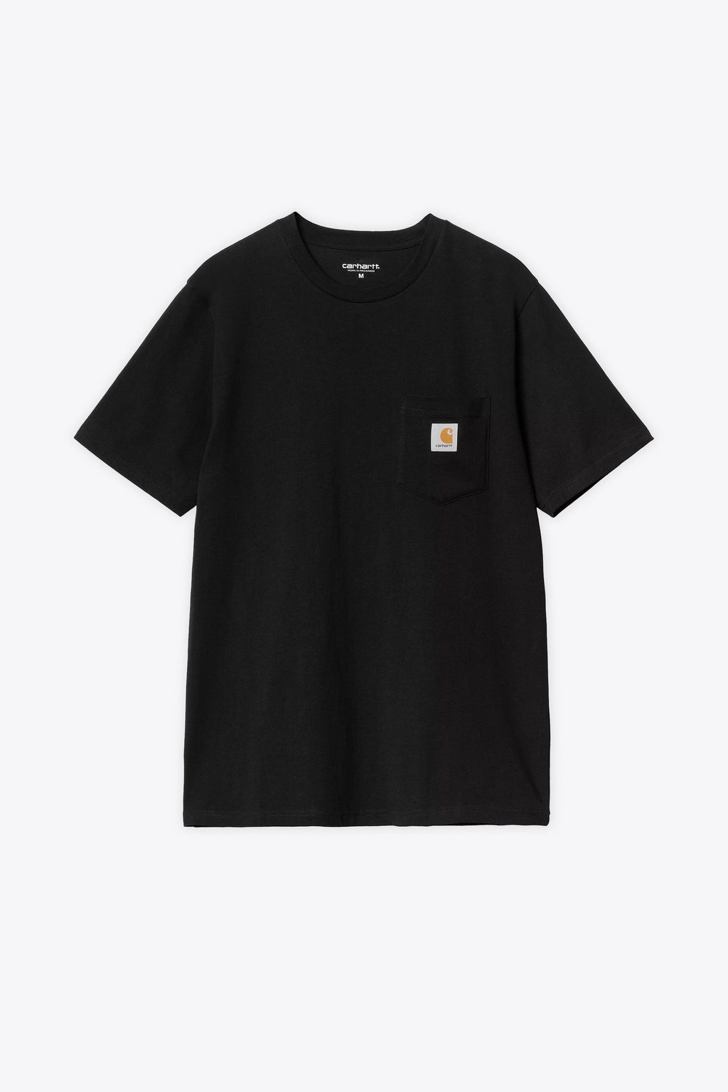 alt-image__Black-cotton-t-shirt-with-chest-pocket-and-logo---S/S-Pocket-T-Shirt
