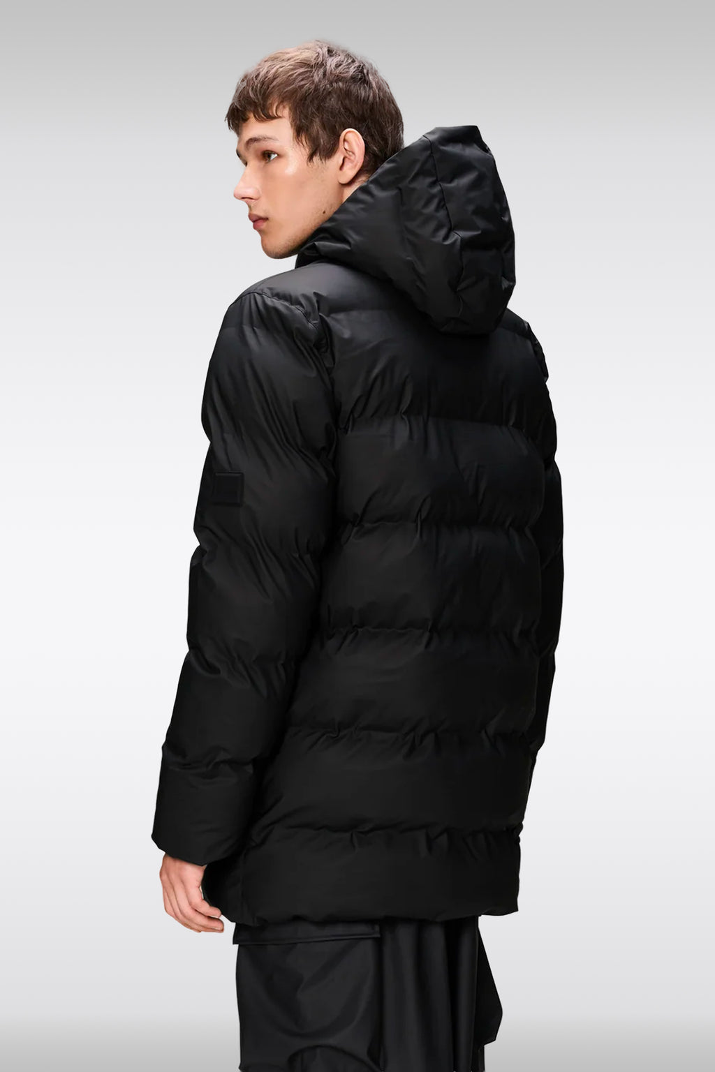 alt-image__Black-waterproof-hooded-puffer-jacket---Alta-Long-Puffer-Cargo-Jacket