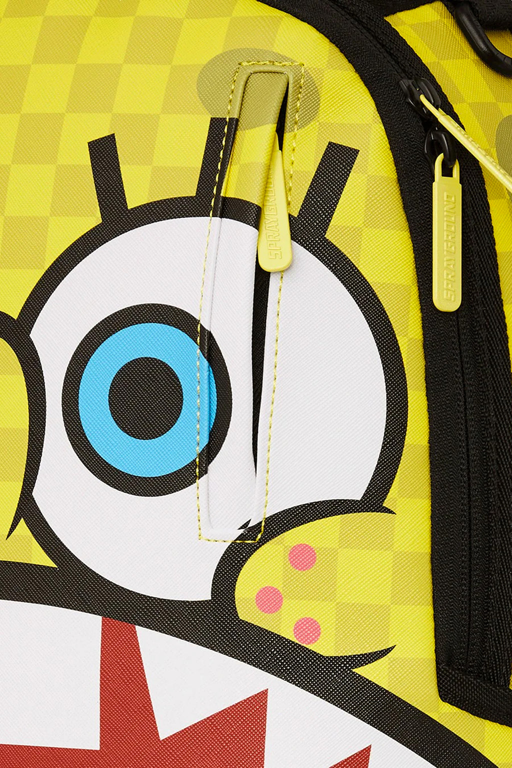 alt-image__Zaino-in-pvc-giallo-a-scacchi-con-stampa-Spongebob---Spongebob-Checkerbob-Dlxsv-Backpack