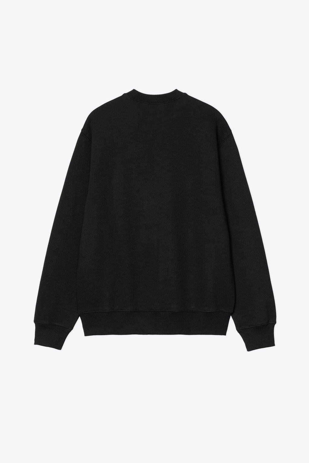 alt-image__Black-cotton-crewneck-sweater-with-printed-studs-logo---S/S-Rivet-Script-Sweat