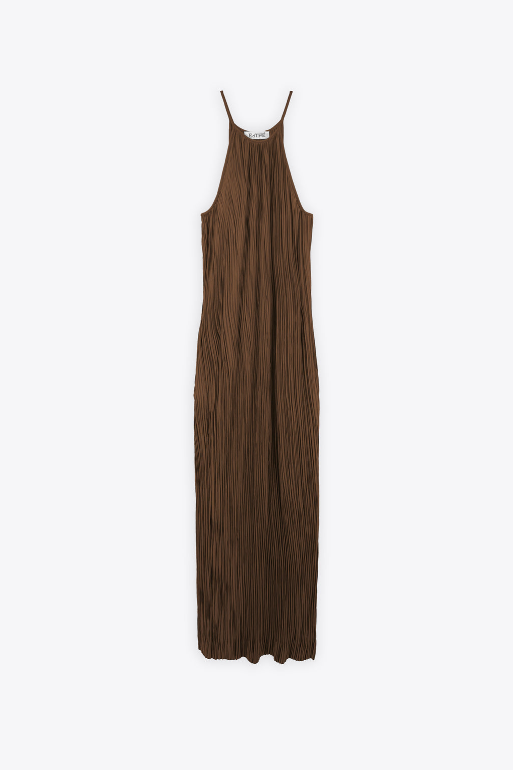 alt-image__PLEATED-HALTER-MAXI-DRESS-Marrone