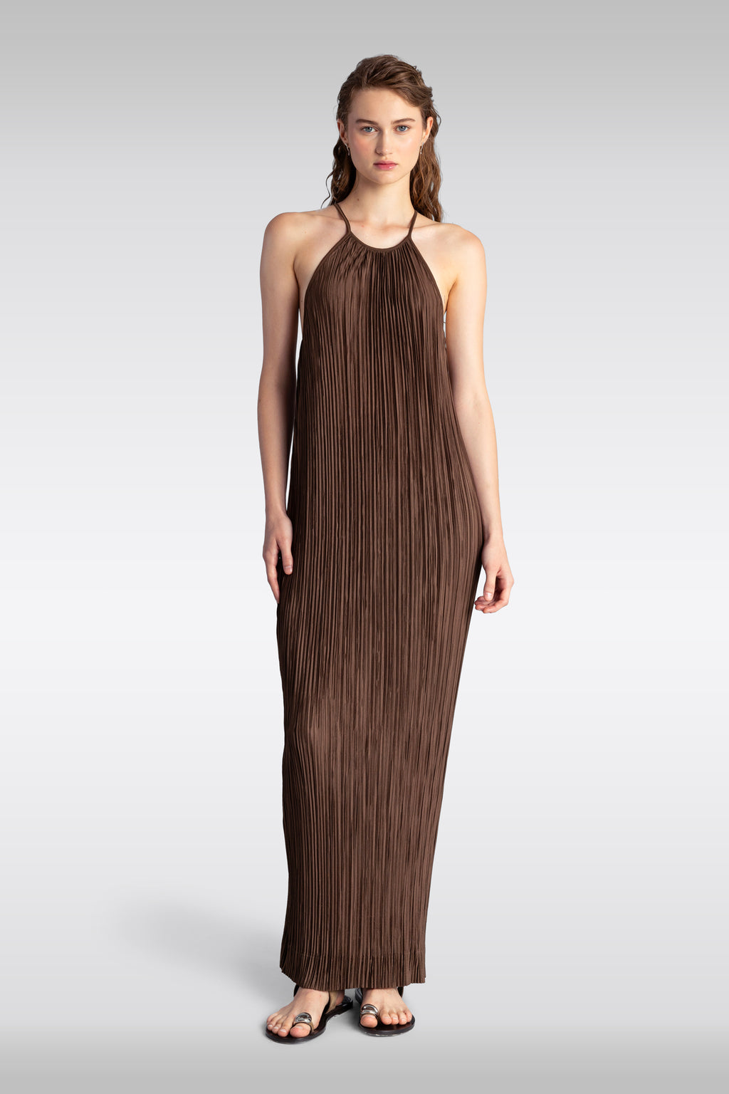 alt-image__PLEATED-HALTER-MAXI-DRESS-Marrone