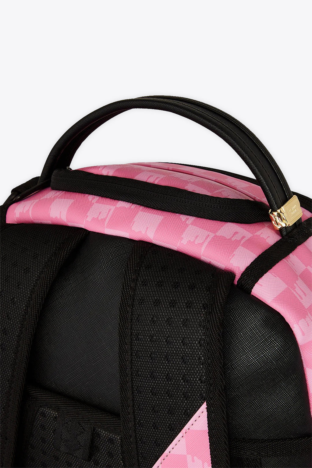 alt-image__Zaino-in-pvc-rosa-a-scacchi---Pink-and-Black-Drip-Check-Dlxsv-Backpack