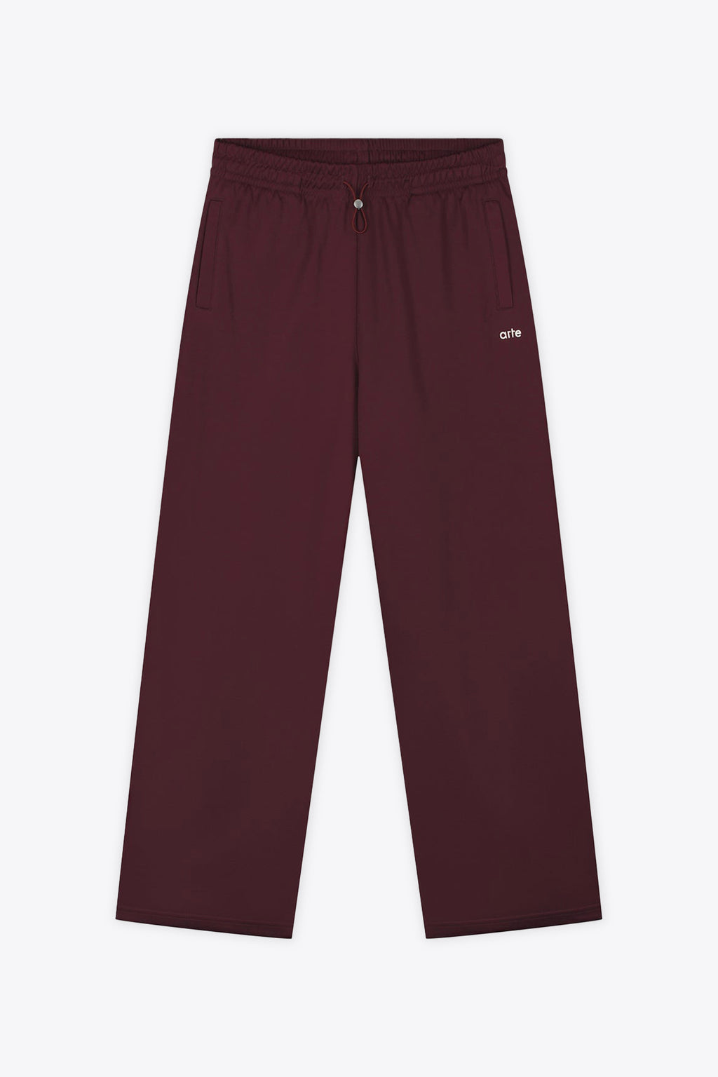 alt-image__Pantalone-in-acetato-bordeaux-con-logo-ricamato---Carded-Tracksuit-Bottom