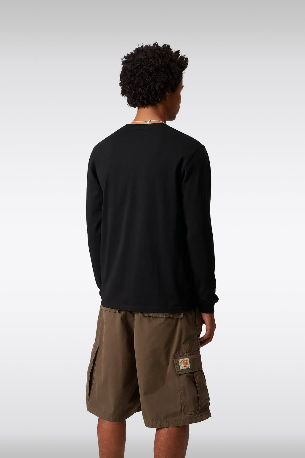 alt-image__Black-cotton-long-sleeves-t-shirt-with-chest-pocket-and-logo---L/S-Pocket-T-Shirt