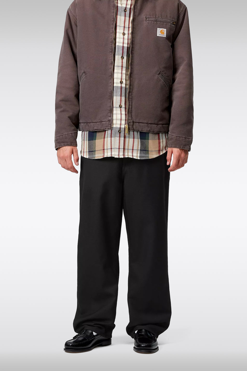 alt-image__Pantalone-workwear-nero-in-misto-lana---Ray-Single-Knee-Pant