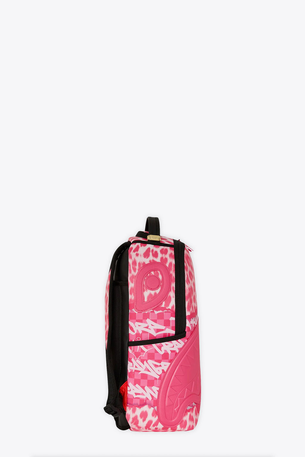 alt-image__Zaino-in-pvc-rosa-a-scacchi-con-stampa-animalier---Wild-Amazon-Dlxsv-Backpack