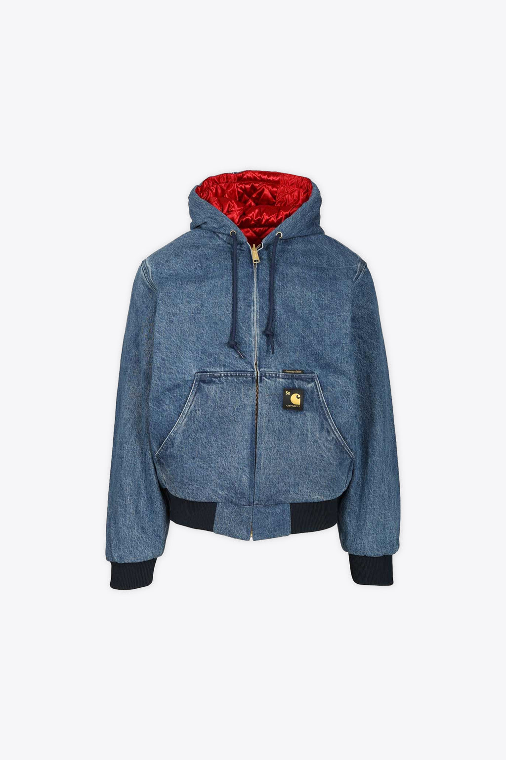 alt-image__Bomber-reversibile-in-denim-blu-e-nylon-matelassè-rosso---50-Years-Anniversary-OG-Active-Jacket