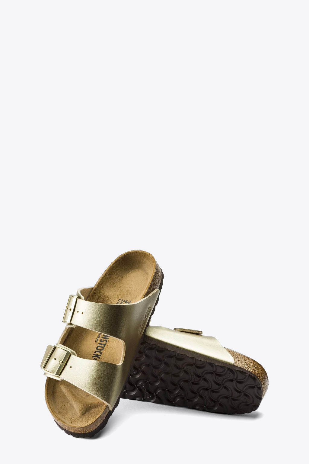 alt-image__Sandalo-in-pelle-sintetica-oro-con-due-cinturini---Arizona-Birko-Flor