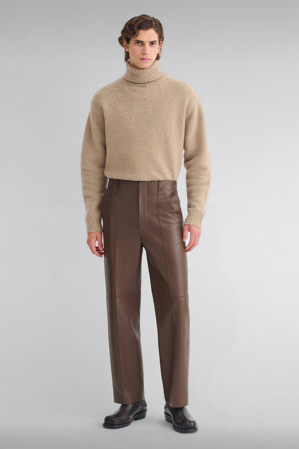 alt-image__Mocha-brown-faux-leather-pant---Stellan