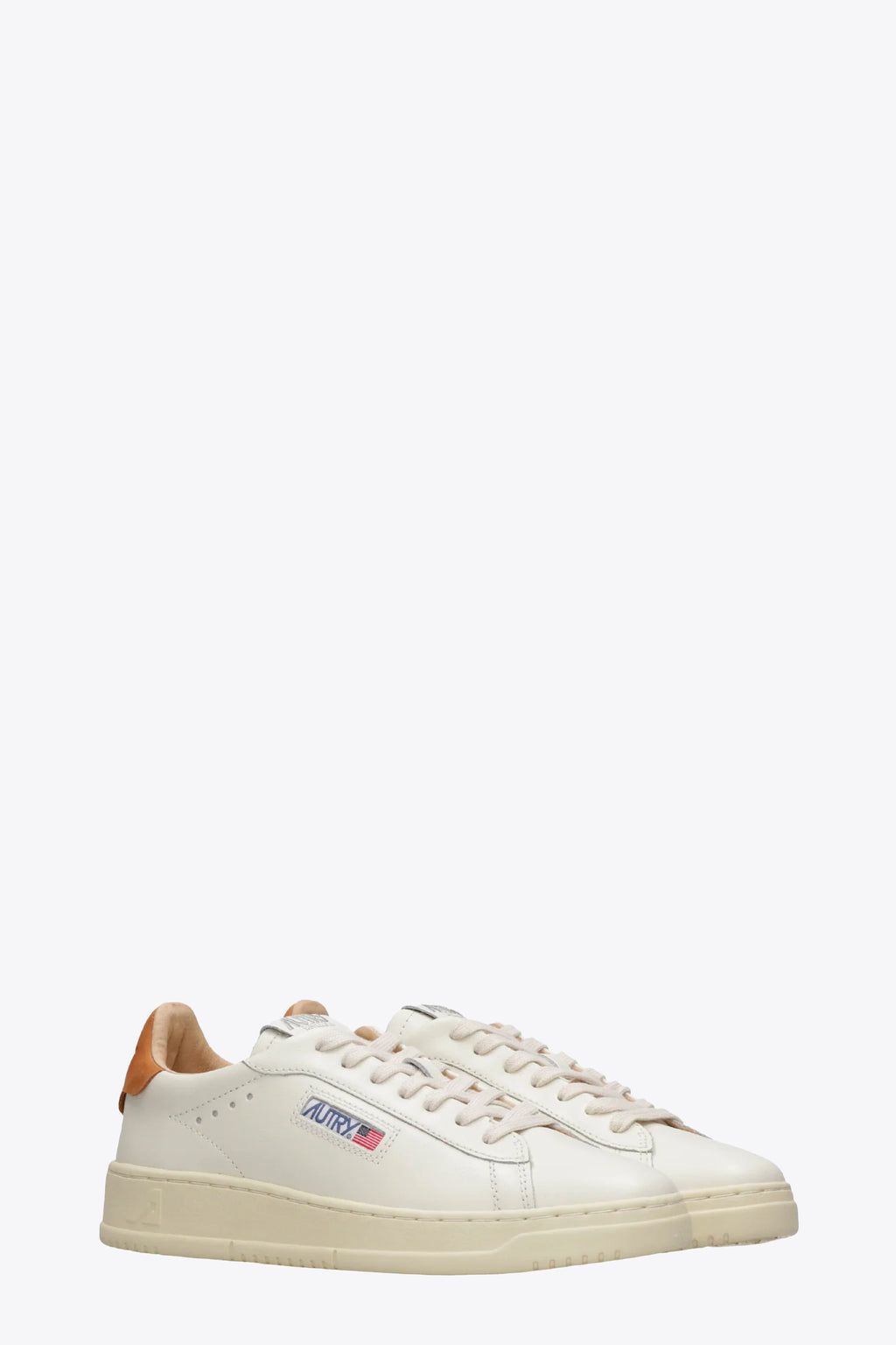 alt-image__Sneaker-bassa-in-pelle-bianca-con-tab-arancione---Dallas-Low