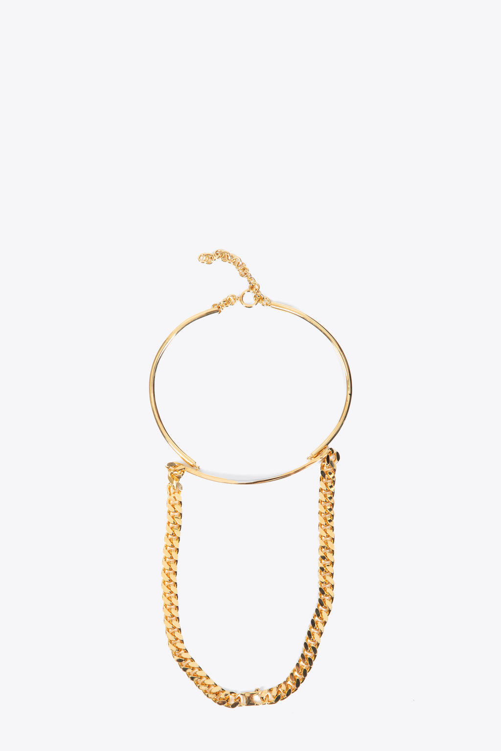 alt-image__Collana-rigida-in-ottone-color-oro-con-catena-pendente